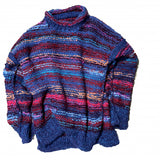 Whitby Alpaca Sweater in Blue Jewels