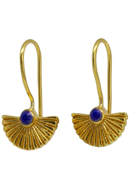 Art-Deco Fan Earrings