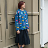 Aquarium Cotton Cardigan