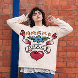 Peace Cotton Pullover