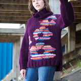 Sonia Mystical Flower Alpaca Sweater Multicoloured