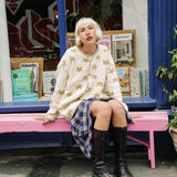Star Cotton Cardigan