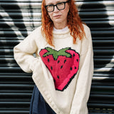 Strawberry Cotton Pullover