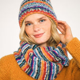 Fine Stripe Alpaca Hat