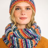 Fine Stripe Alpaca Hat