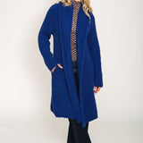 Abrazo Alpaca Coat in Cosmic Blue