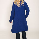 Abrazo Alpaca Coat in Cosmic Blue