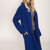 Abrazo Alpaca Coat in Cosmic Blue