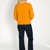 alpaca sweater jumper women yellow