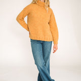 alpaca sweater jumper womens yellow butterscotch