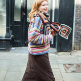 Stripe Boat Neck Pullover