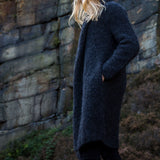 Abrazo Alpaca Coat in Charcoal