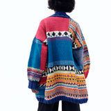 Jude Multicoloured Wool Chunky Knit Cardigan