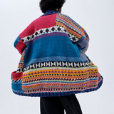 Jude Multicoloured Wool Chunky Knit Cardigan