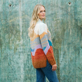 Landscape Alpaca Sweater in Mint Multicolour