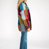 Portobello Vintage Patchwork Open Cardigan