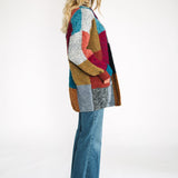 Portobello Vintage Patchwork Open Cardigan