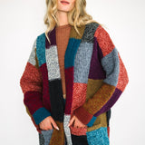 Portobello Vintage Patchwork Open Cardigan