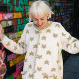 Star Cotton Cardigan