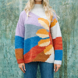 Alpaca Sweater Sunflower Jumper Womens Front