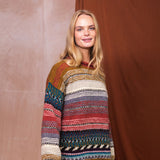 wool jumper sweater womens peruvian blanket style amano