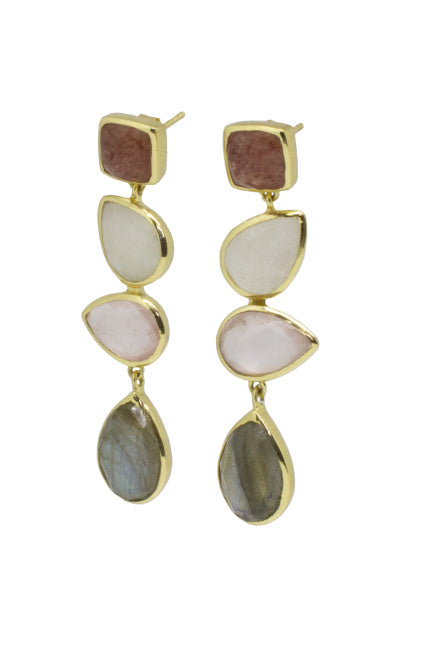 Teardrop gemstones