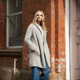 Abrazo Alpaca Coat in Mid Grey