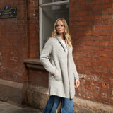 Abrazo Alpaca Coat in Mid Grey