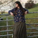 Star Cardigan in Denim.