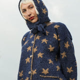 Star Cardigan in Denim.