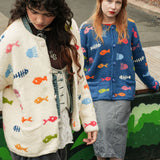Aquarium Cotton Cardigan