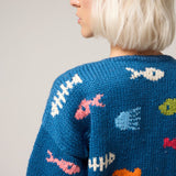 Aquarium Cotton Blue Cardigan