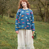 Aquarium Cotton Blue Cardigan