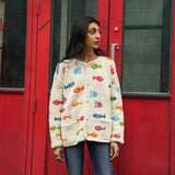 Aquarium Cotton Cardigan