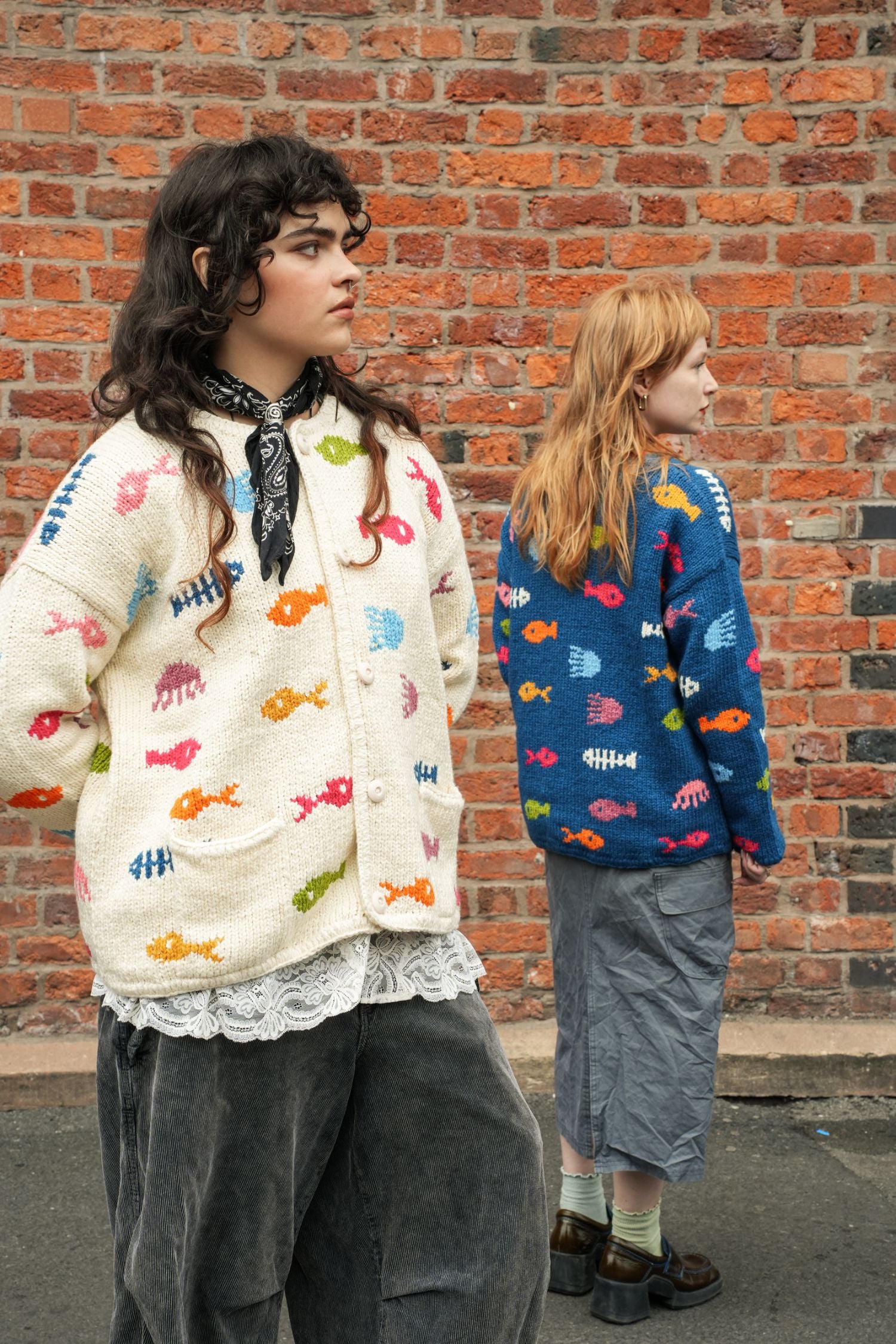 Aquarium Cotton Cardigan