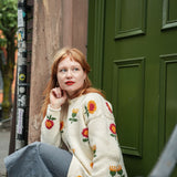 Mini Sunflower Cotton Cardigan