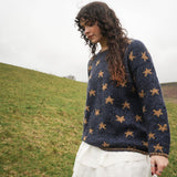 Star Pullover in Denim