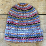 Fine Stripe Alpaca Hat