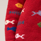 Aquarium Cotton Pullover in Red