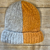 Checkity Alpaca Hat in Golden Yellow