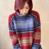 Traders Pullover Purple and Magenta