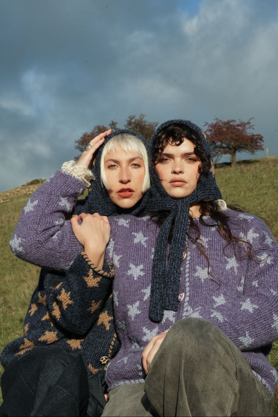 Star Bonnet in Denim