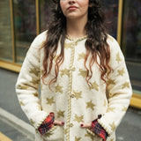 Star Cotton Cardigan