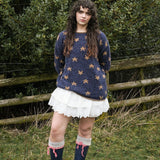 Star Pullover in Denim