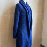 Abrazo Alpaca Coat in Night Blue