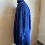 Abrazo Alpaca Coat in Night Blue