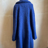 Abrazo Alpaca Coat in Night Blue