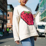 Strawberry Cotton Pullover
