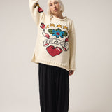 Peace Cotton Pullover