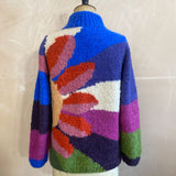 Sunflower Sunray Alpaca Sweater Cosmic Blue